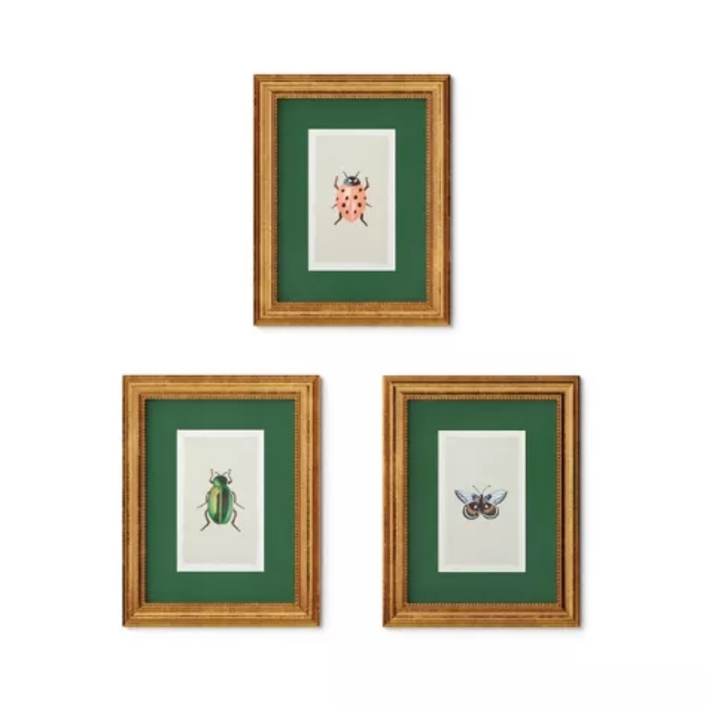Rifle & Co. Foil Insect Prints